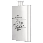 Flasque Sic Semper Tyrannis (Gauche)