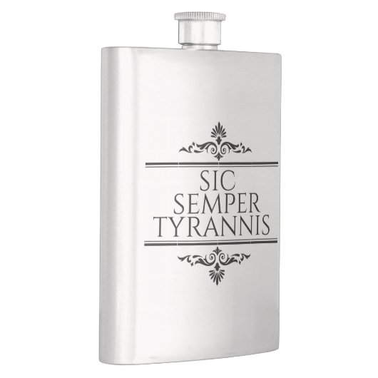 Flasque Sic Semper Tyrannis (Droite)