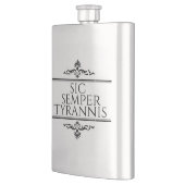 Flasque Sic Semper Tyrannis (Gauche)