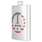 FLASQUE SIGNE DE PAIX DU DRAPEAU AMÉRICAIN (Gauche)