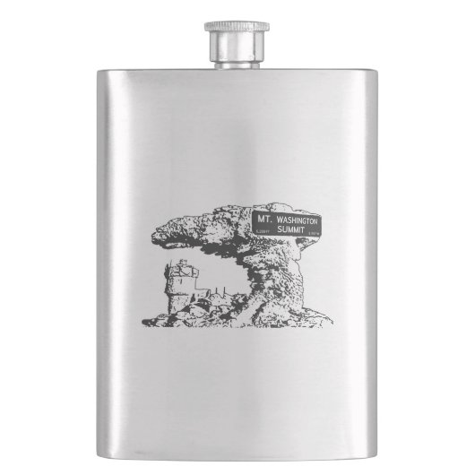 Flasque SIGNE DU Sommet DU Mont Washington (devant)