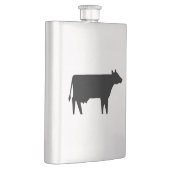 Flasque Silhouette de vache (Droite)