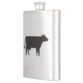 Flasque Silhouette de vache (Gauche)