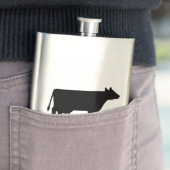 Flasque Silhouette de vache (En situation)