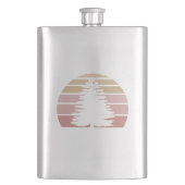 Flasque Silhouette des pins (devant)