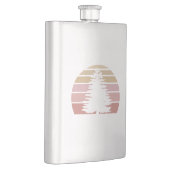 Flasque Silhouette des pins (Droite)