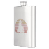 Flasque Silhouette des pins (Gauche)