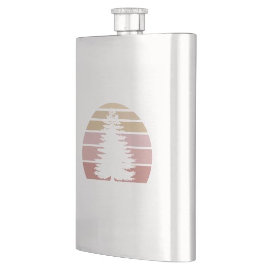 Flasque Silhouette des pins (Gauche)