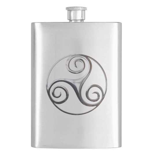 Flasque Silver Triskelion (devant)
