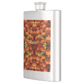 Flasque Simple fruit orange ajouter nom minimal personnali (Gauche)