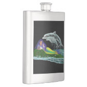 Flasque Sirène avec dauphins (Droite)