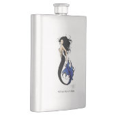 Flasque Sirène tribale bleue (Droite)