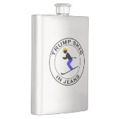 Flasque Skis d'atout dans des jeans (Droite)