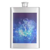 Flasque SlipperyJoe's electric thrill New Year’s Eve clock (devant)