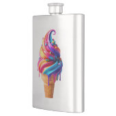 Flasque SlipperyJoe's vibrante crème glacée cone classique (Gauche)