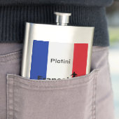 Flasque Soccer France, personnalisable (En situation)