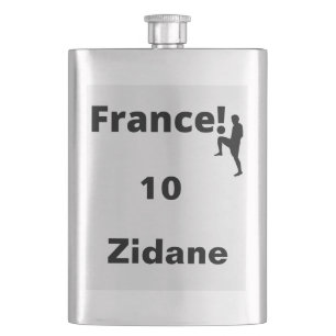 Flasque Soccer France, personnalisable