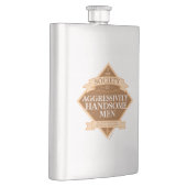 Flasque Société des hommes agressivement beaux (Droite)
