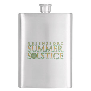 Flasque Solstice d'été de Greensboro, Marque Colorée