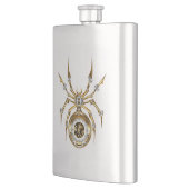 Flasque Spider Steampunk sur Arrière - plan pourpre (Gauche)