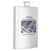Flasque Springfield, Vermont. Police (Droite)