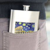 Flasque Starry Night Rome Italie (En situation)