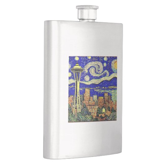 Flasque Starry Night Seattle Washington (Droite)