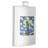 Flasque Starry Night Statue De Liberty New York (Droite)
