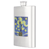 Flasque Starry Night Statue De Liberty New York (Gauche)