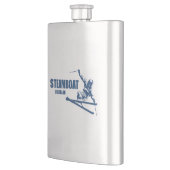 Flasque Steamboat Springs Colorado Skier (Gauche)