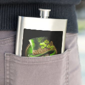 Flasque Steampunk Mécanique Haut Chapeau Saint-Patrick Hom (En situation)