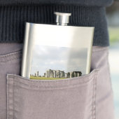 Flasque Stonehenge England Souvenir Flask (En situation)