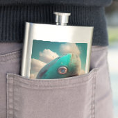 Flasque Strange Whale (En situation)