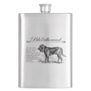 Flasque Style Vintage Storybook Bloodhound