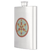 Flasque Suffolk Hexafoil (Daisy Wheel) Witch Mark (Gauche)