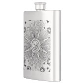 Flasque Sun Stars Antique Nuit Ciel Médiéval Zodiac (Gauche)