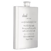 Flasque Super Hero Papa Fête des pères cadeau (Droite)