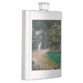 Flasque Superbe cascade Virje, Slovénie Poster (Droite)