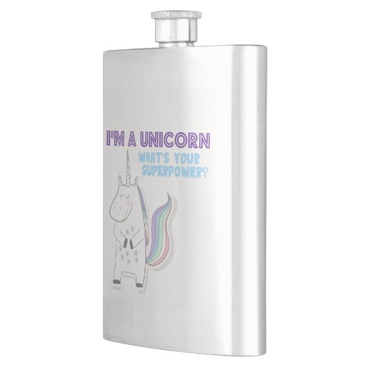 Flasque Superpuissance de l'Unicorne (Gauche)