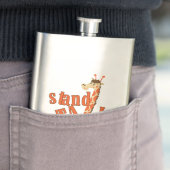 Flasque Support de girafe grand (En situation)