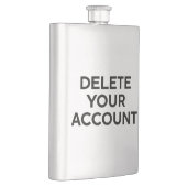 Flasque Supprimer votre compte (Droite)