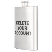 Flasque Supprimer votre compte (Gauche)