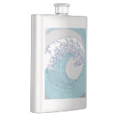 Flasque Surf asiatique japonais Vague Art Ocean Art (Droite)