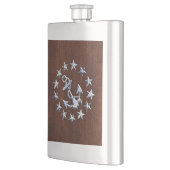 Flasque Symbole d'Ancre des étoiles du pavillon nautique (Gauche)