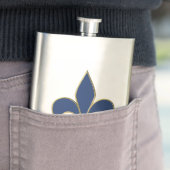 Flasque Symbole de Fleur de Lis (En situation)