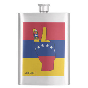 Flasque SYMBOLE DE LA Victoire DU Drapeau DU Venezuela Pat