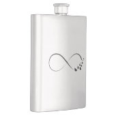 Flasque Symbole de papillon d'infini (Droite)