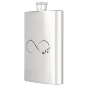 Flasque Symbole de papillon d'infini (Gauche)
