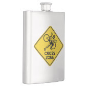 FLASQUE SYMBOLE DE ROUTE DE LA ZONE CYCLORIQUE (Droite)