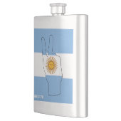 Flasque SYMBOLE Drapeau Argentine Victoire Patriotique (Gauche)